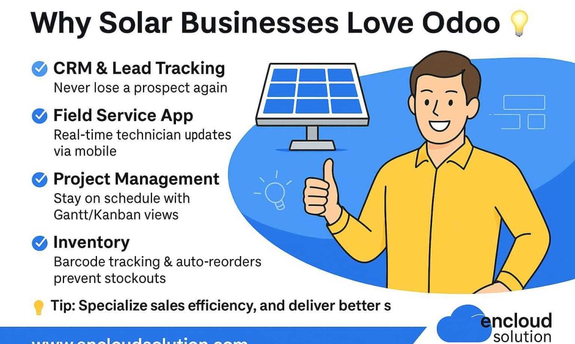 Why Solar Business love Odoo